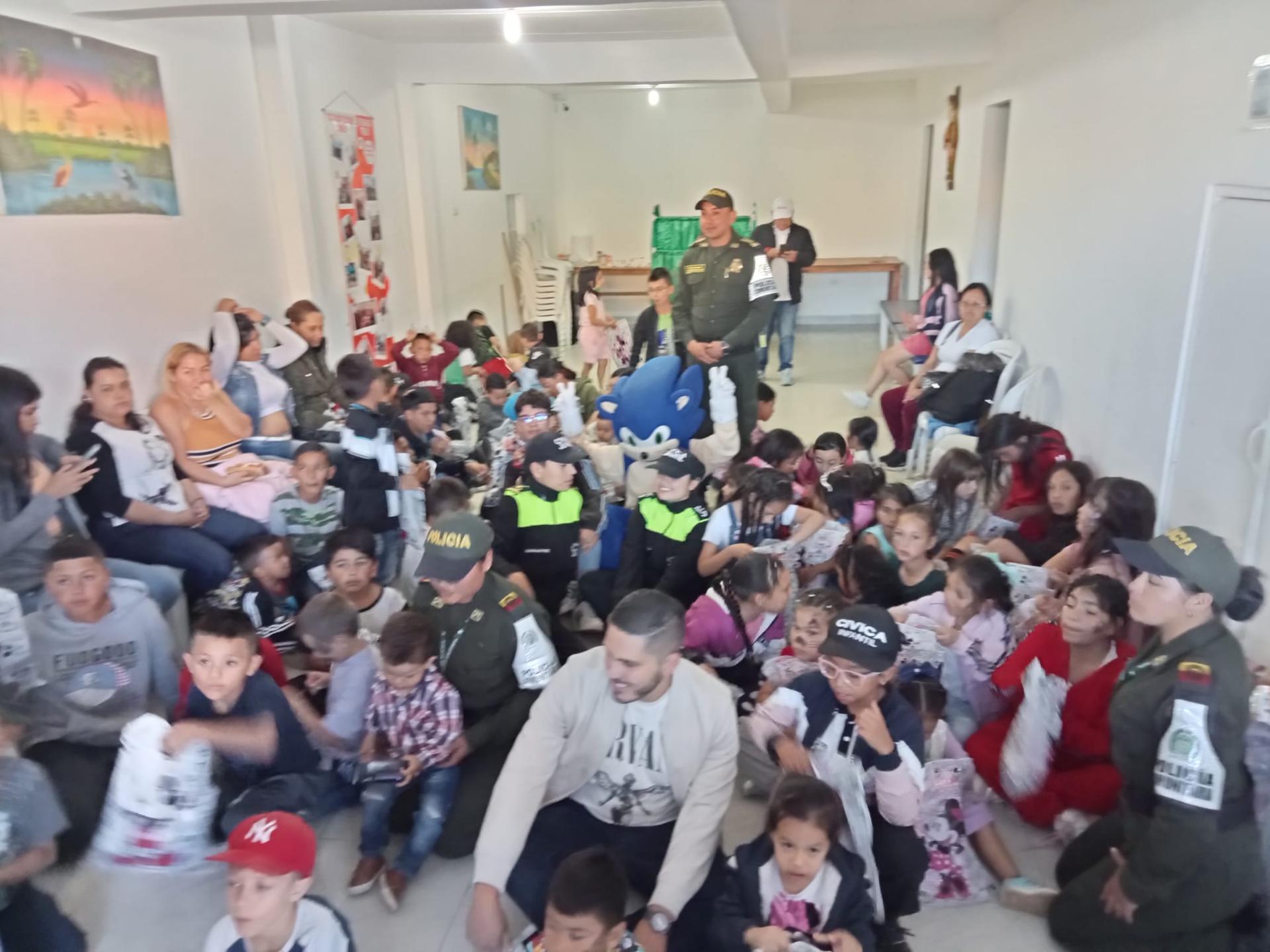 Evento con la comunidad y los niños